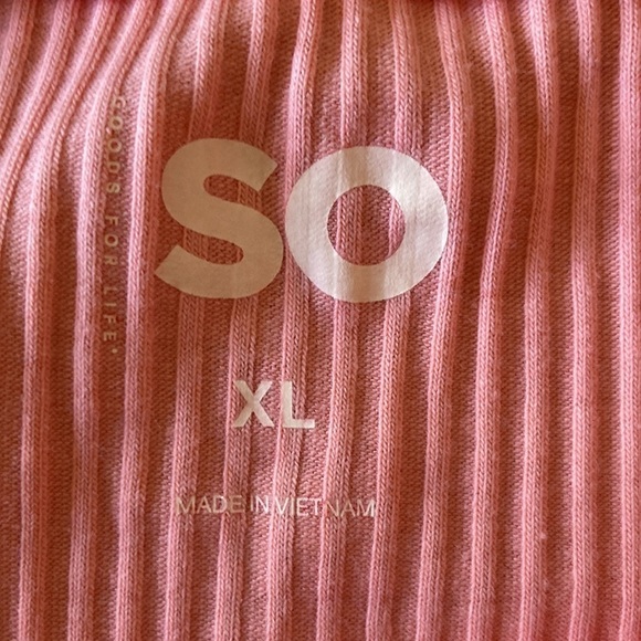 NWOT SO Puffed Sleeve Cropped Top Size XL - Picture 3 of 3